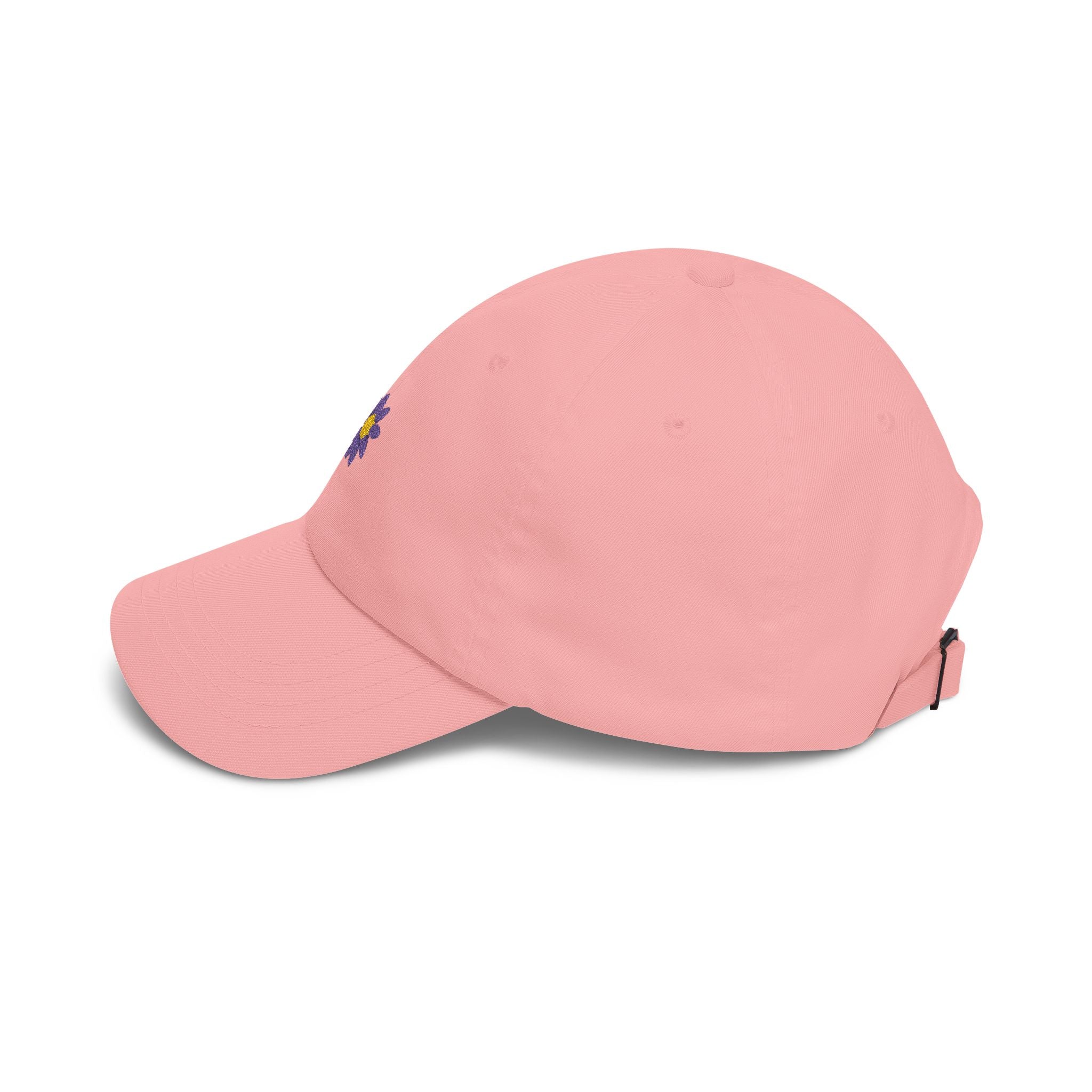 Flower Embroidered Classic Cap