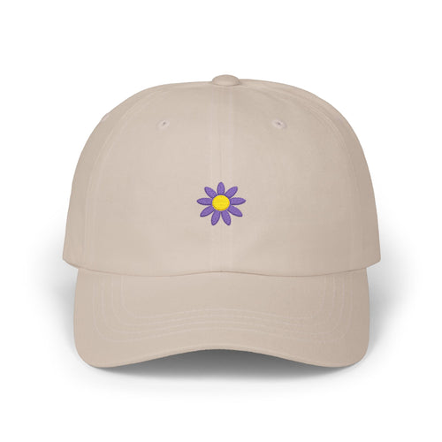 Flower Embroidered Classic Cap