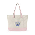 In My Mom Era Embroidered Zippered Tote