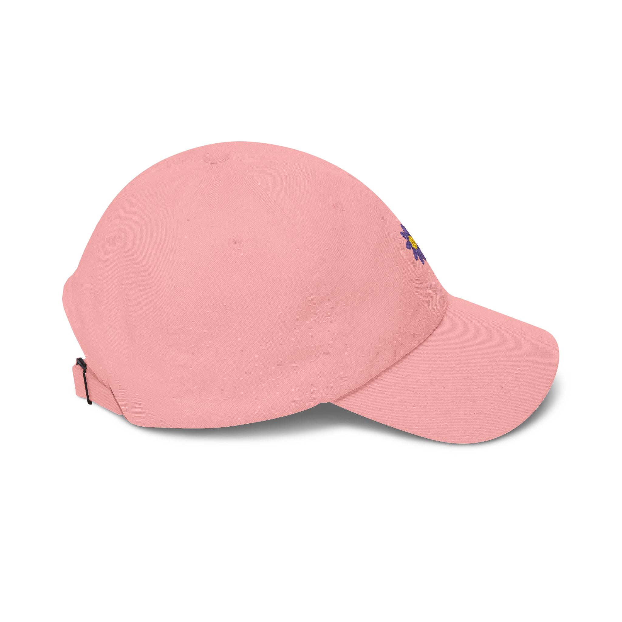 Flower Embroidered Classic Cap
