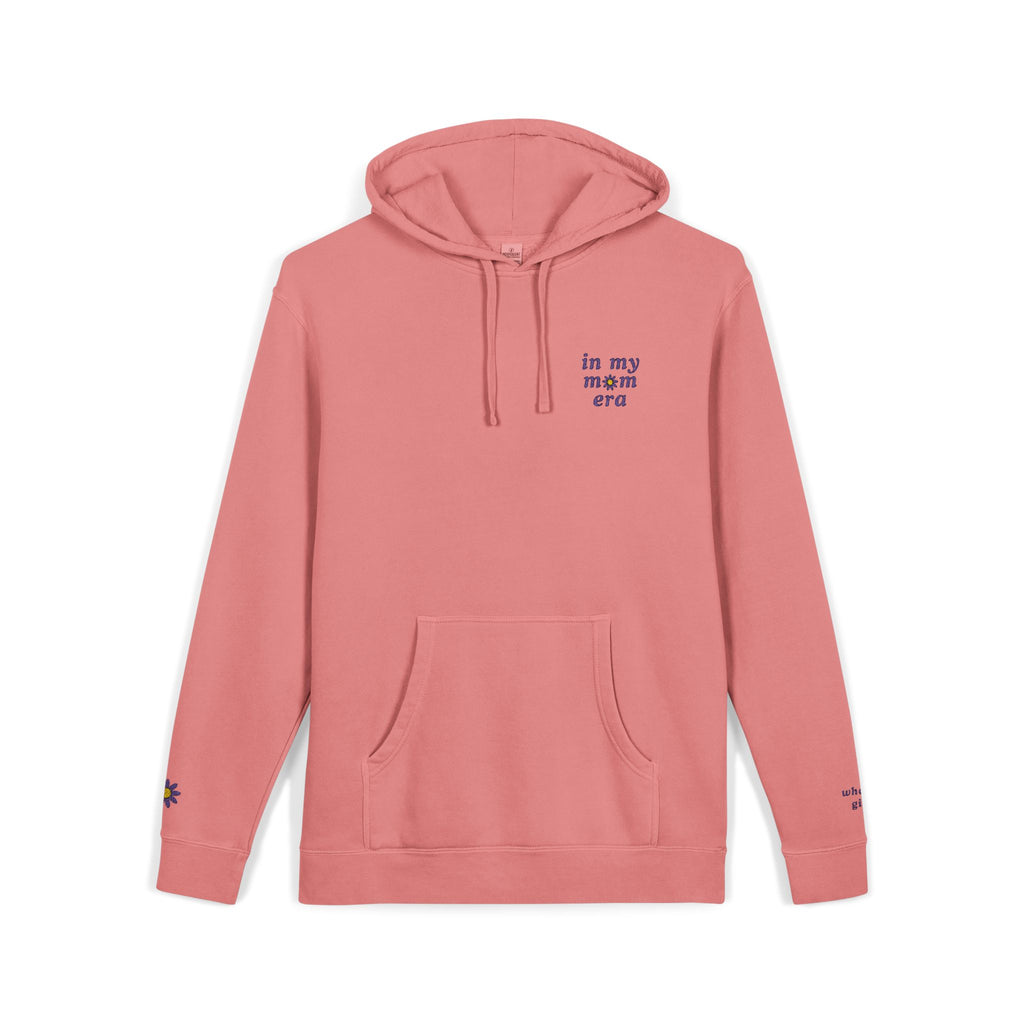 In My Mom Era Embroidered Hoodie + Sleeve Designs