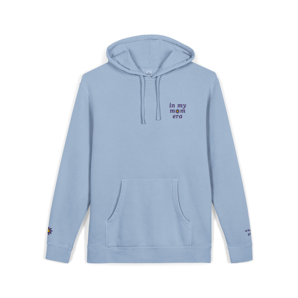 In My Mom Era Embroidered Hoodie + Sleeve Designs