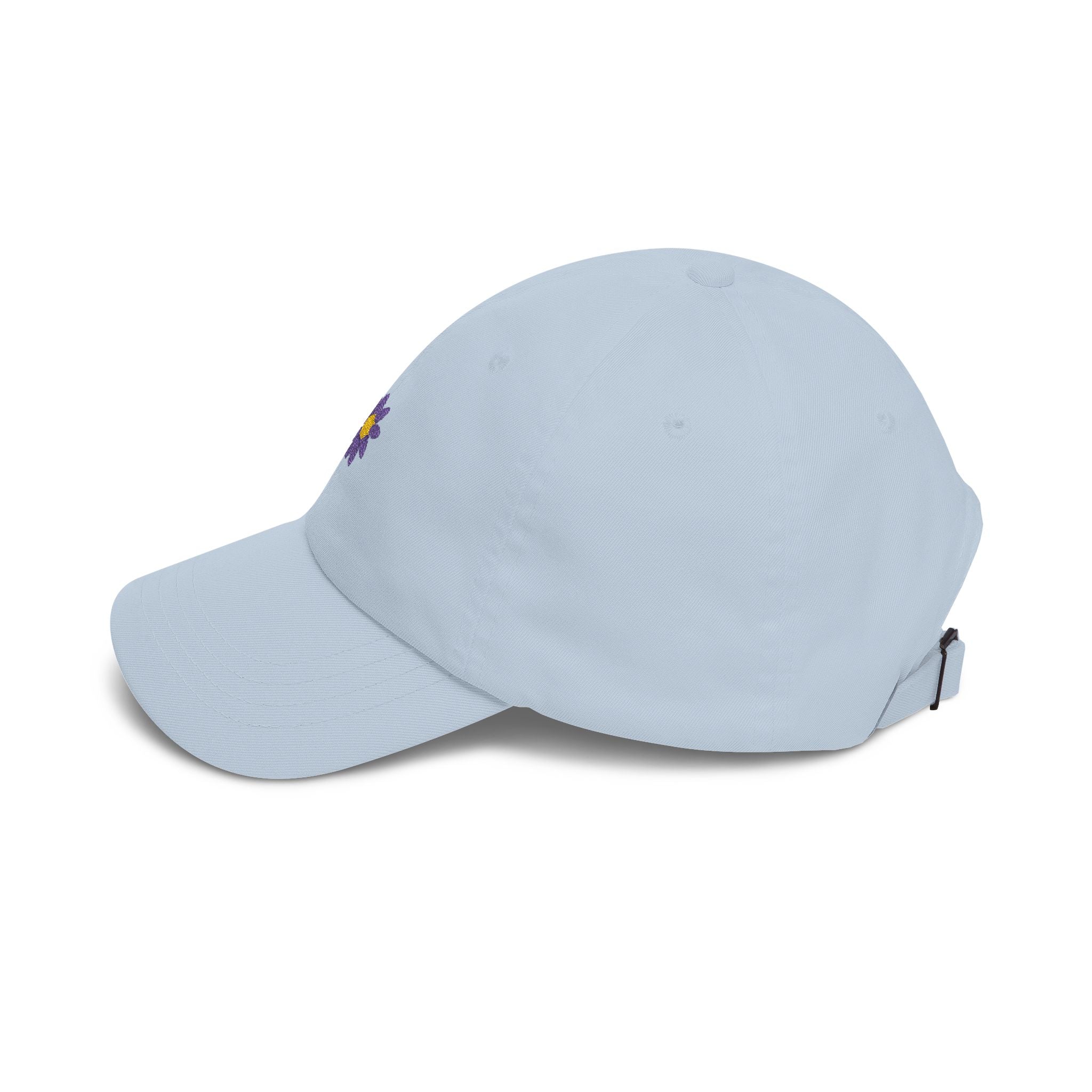 Flower Embroidered Classic Cap
