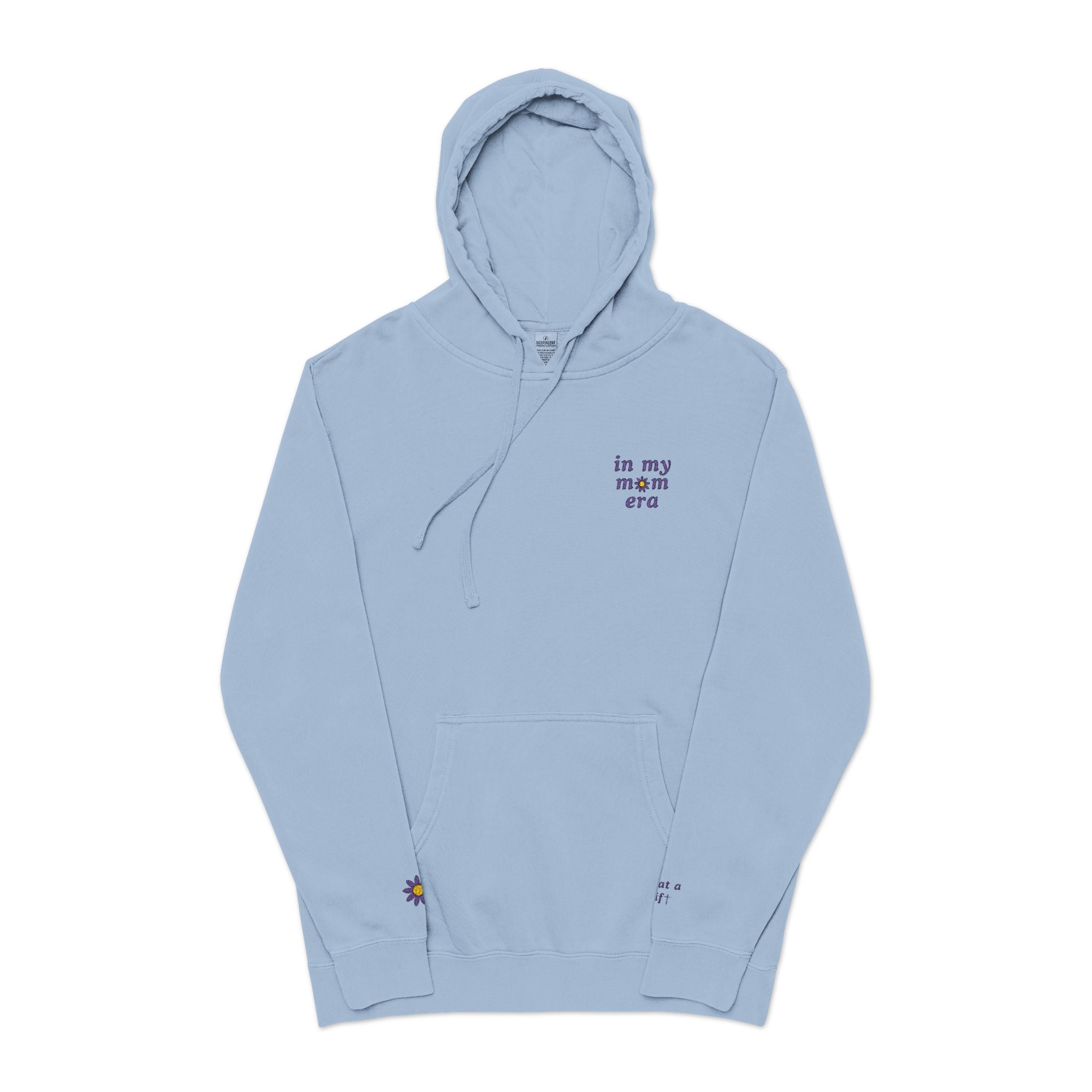 In My Mom Era Embroidered Hoodie + Sleeve Designs